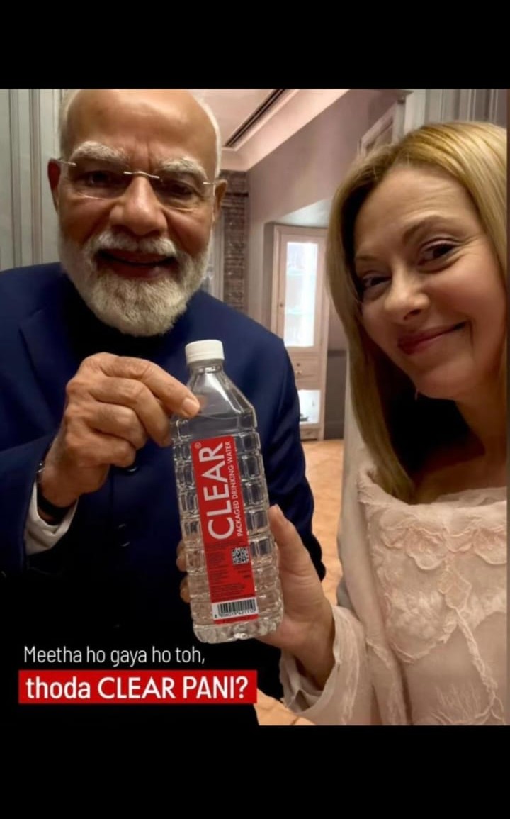 CLEAR premium water served at international diplomatic meetings